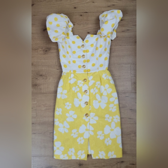 Escada Dresses & Skirts - ESCADA Sweet Romance Puff Sleeve Mini Dress